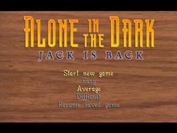 Alone in the Dark - Jack Is Back (EU) screen shot title